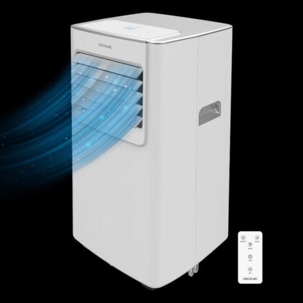 12000 BTU Clim portable avec technologie Soundless qui offre un fonctionnement plus silencieux et une télécommande pour un confort total.